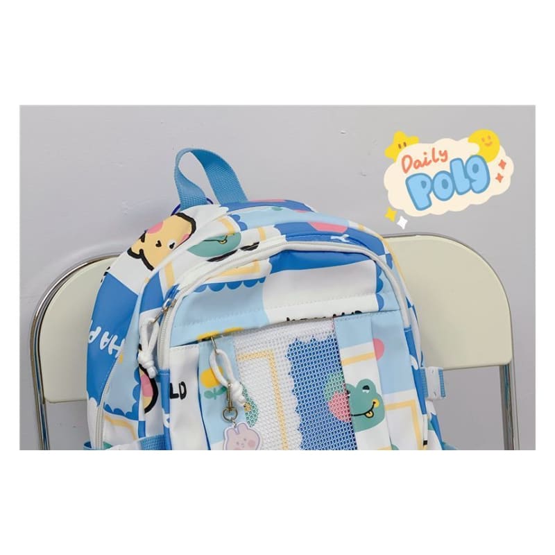 Lightweight Cartoon Print Backpack