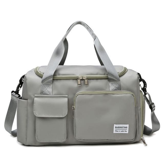 Lightweight Duffel Bag (Various Designs) - Light Gray / S