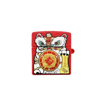 Lion Dance AirPods / Pro Earphone Case Skin - Red / Airpods