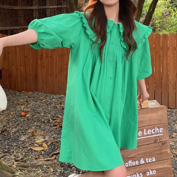 Little Green Dress - Free Size / Green - Dresses