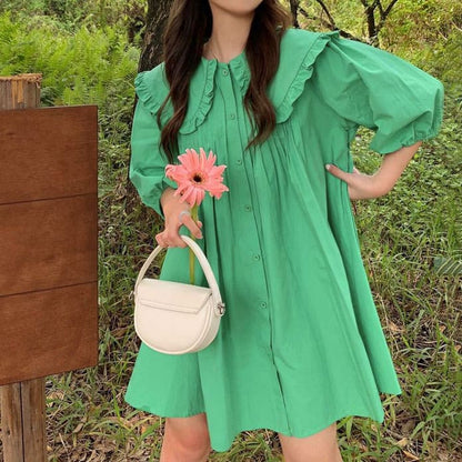 Little Green Dress - Free Size / Green - Dresses