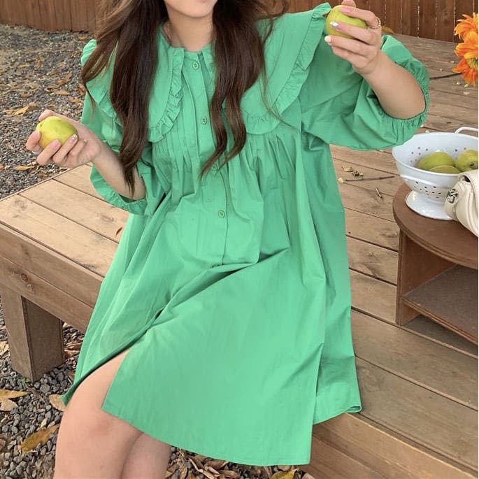 Little Green Dress - Free Size / Green - Dresses