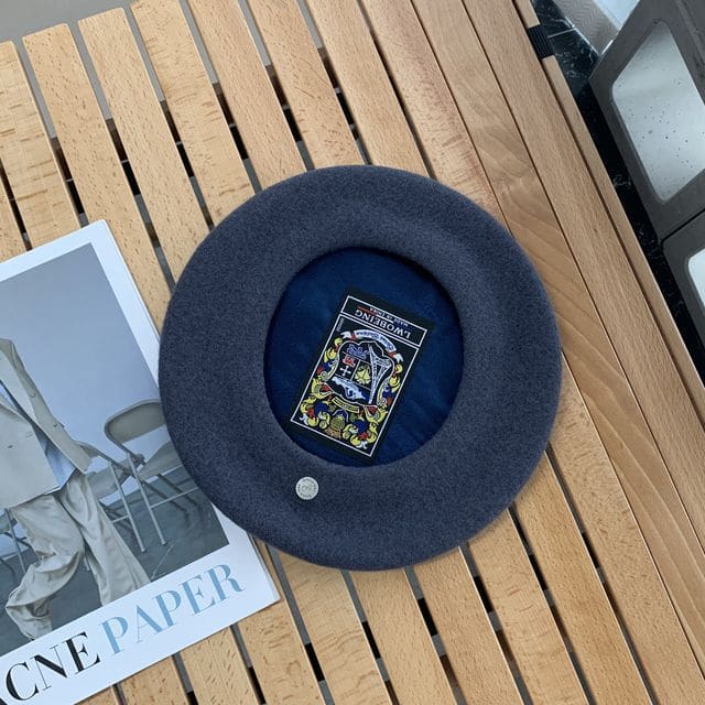 Logo Beret - Navy Blue / M