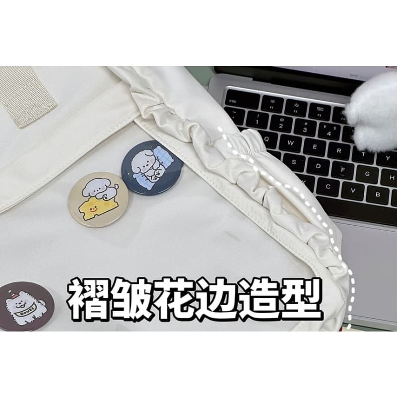 Logo PVC Panel Tote Bag / Bag Charm / Set