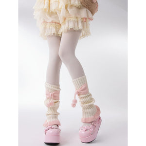 Lolita Bow Leg Warmers - leg warmers