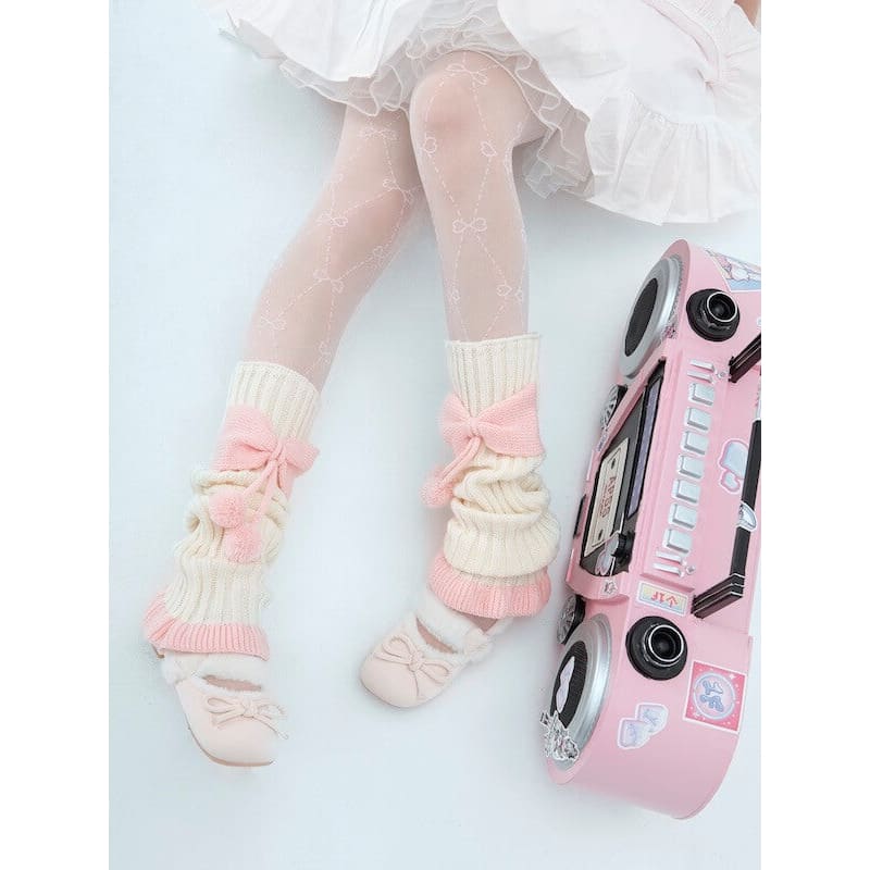 Lolita Bow Leg Warmers - leg warmers