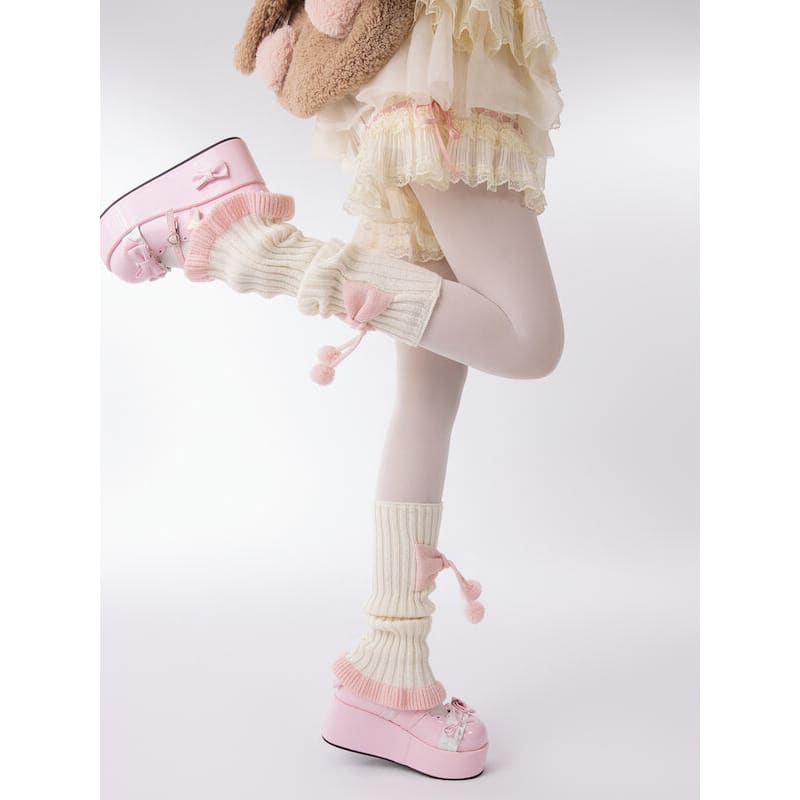 Lolita Bow Leg Warmers - leg warmers