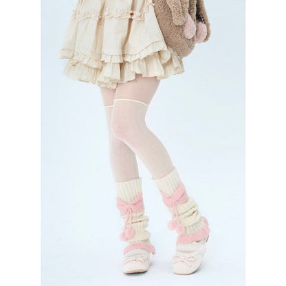 Lolita Bow Leg Warmers - leg warmers