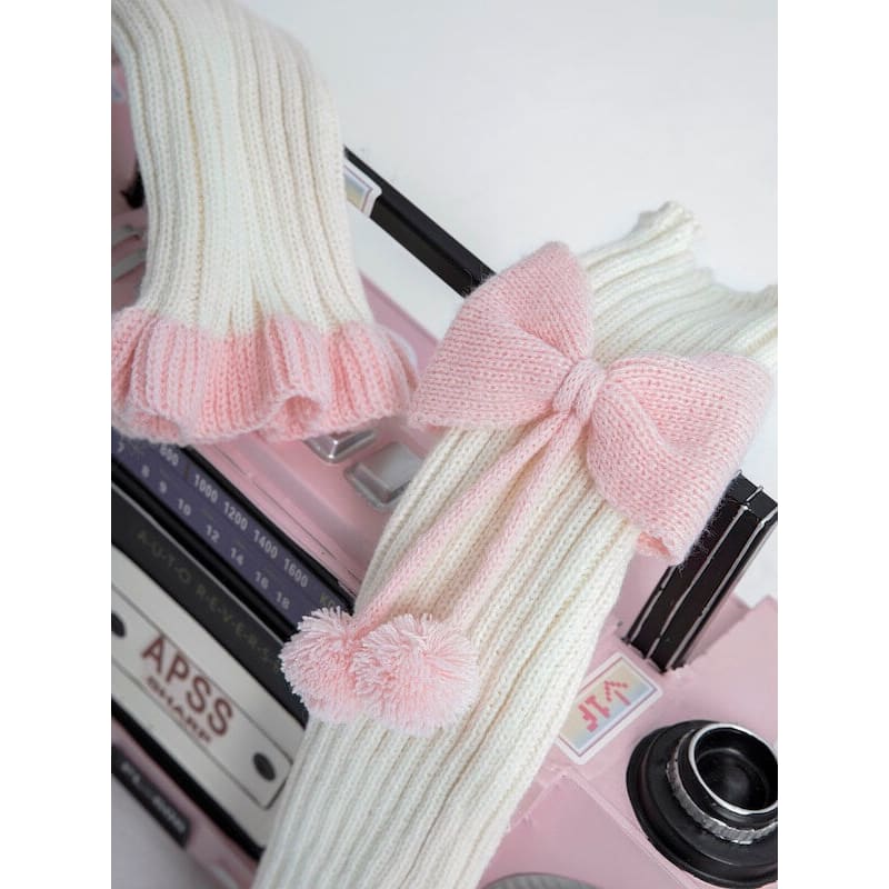 Lolita Bow Leg Warmers - leg warmers