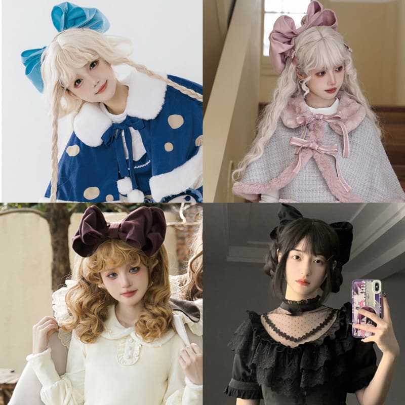 Lolita Bowknot Clips Hair Accessories