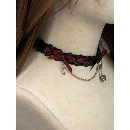 Lolita Bowknots Gothic Choker