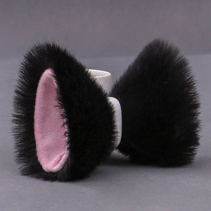 Lolita Fox Ears Hairpin Cosplay Costume Accessory - 1