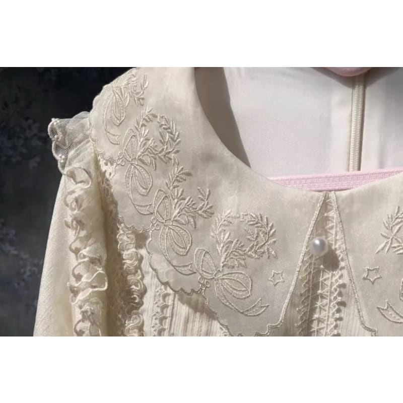 Lolita Lace Trim Blouse (Various Designs)