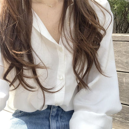 Long Sleeve Plain Shirt