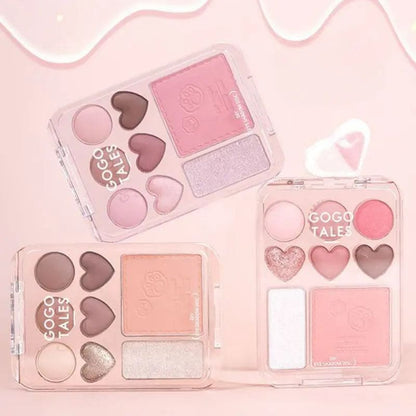 Kawaii Aesthetic Y2K Cute Fairy Love Eye Shadow Palette MK Kawaii Store