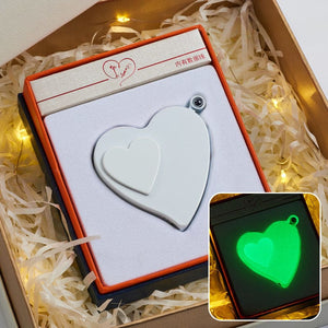 Love Heart Gas-electric USB Lighter - Lovesickdoe - White