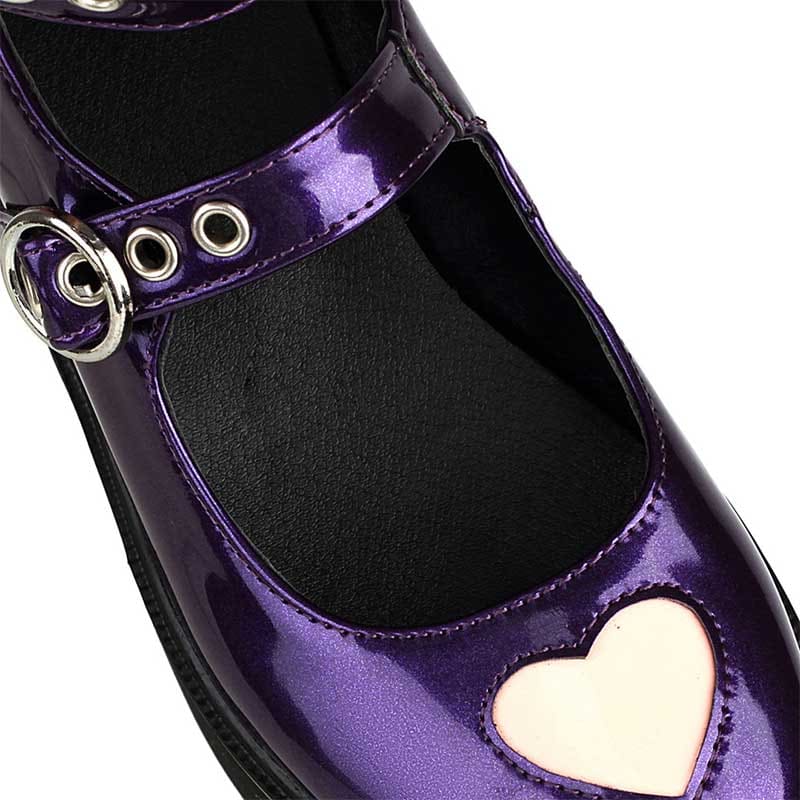 Lovely Heart High Heels Lolita Mary Janes Shoes