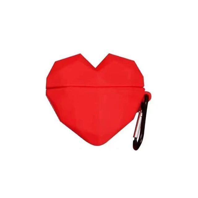 Low Poly Heart AirPods / Pro Earphone Case Skin - Red