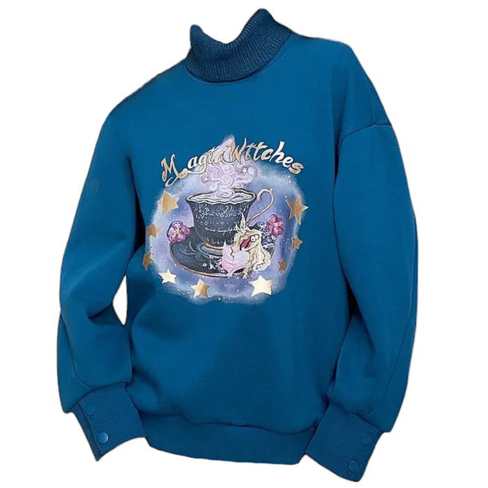 magic witches printed sweatshirt boogzel clothing