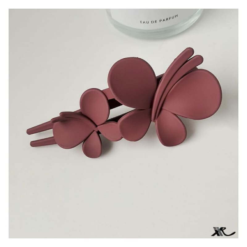 Matte Butterfly Resin Hair Clip