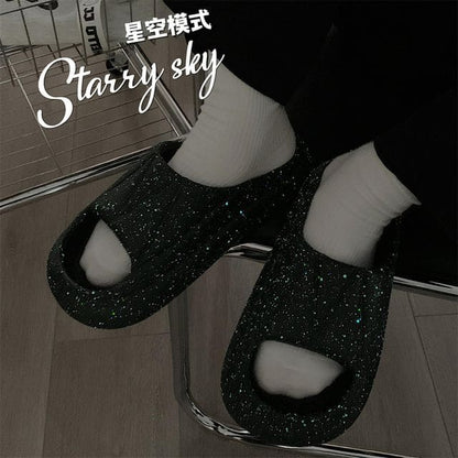 Melange Home Slippers - Luminous - Black / 36 to 37