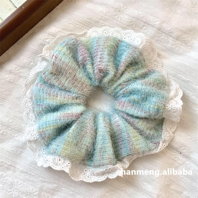 Melange Scrunchie - Blue / S