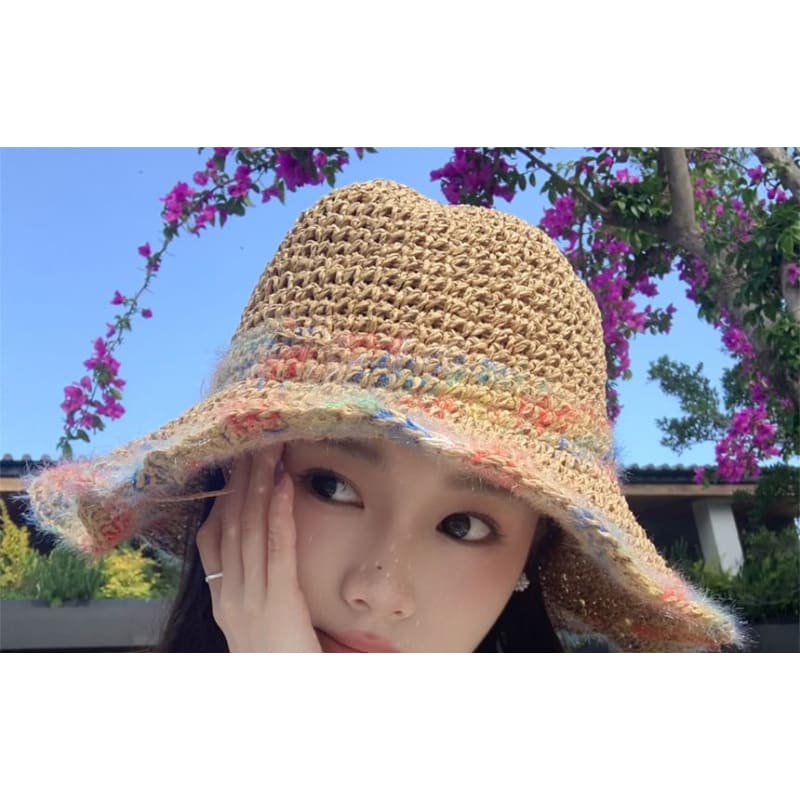 Melange Straw Hat