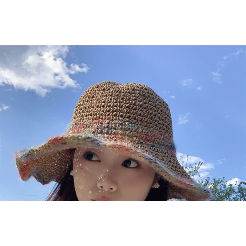 Melange Straw Hat