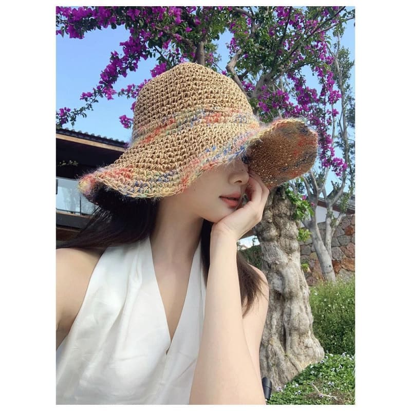 Melange Straw Hat