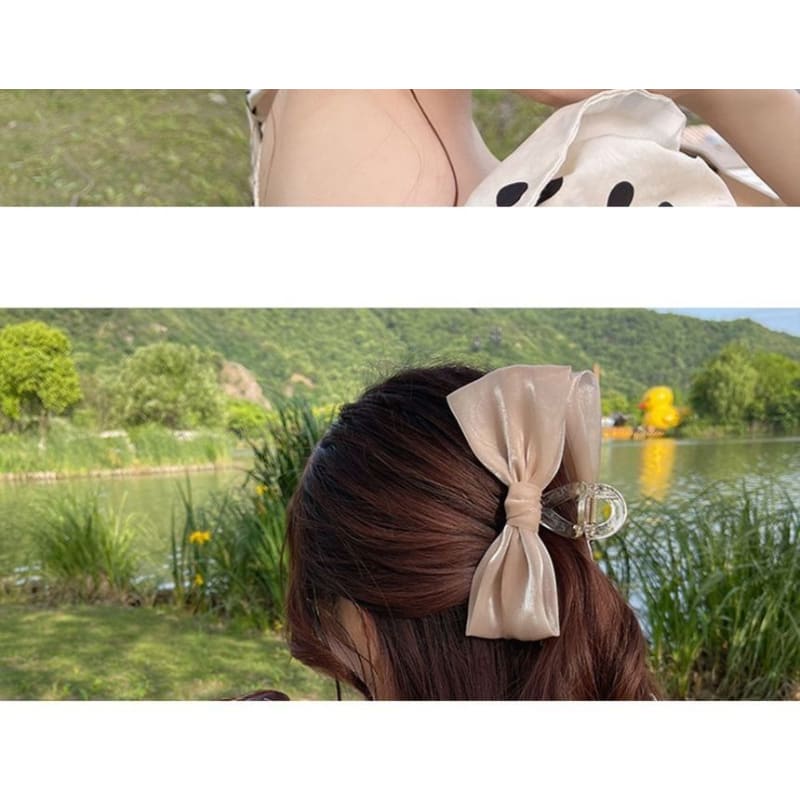 Mesh Bow Hair Claw