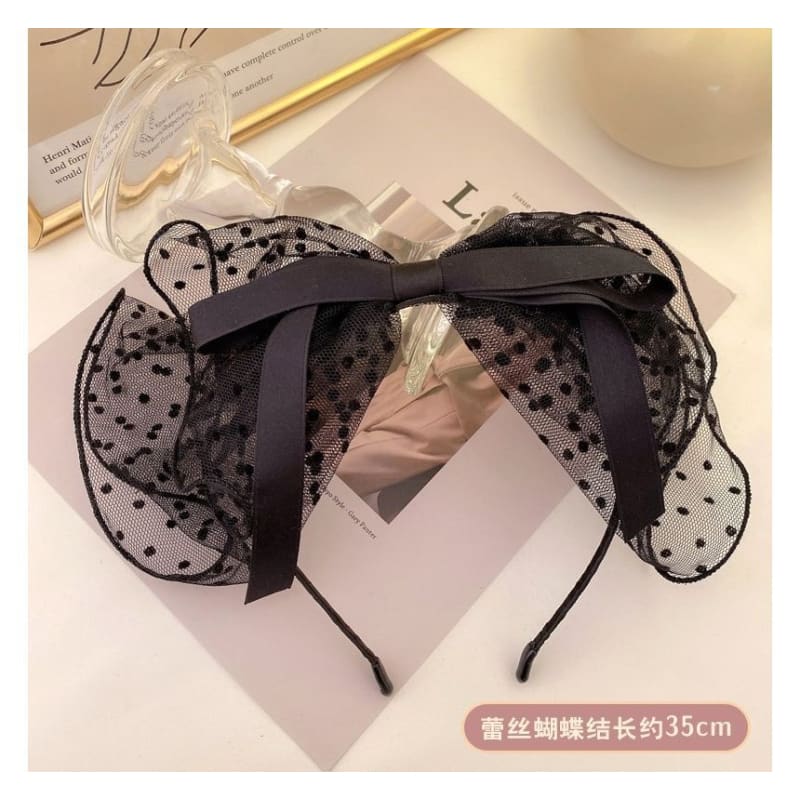 Mesh Bow Hair Clip (Various Designs)