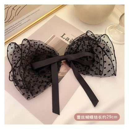 Mesh Bow Hair Clip (Various Designs)