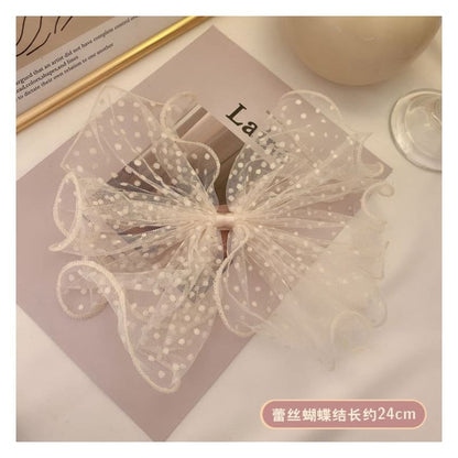 Mesh Bow Hair Clip (Various Designs)