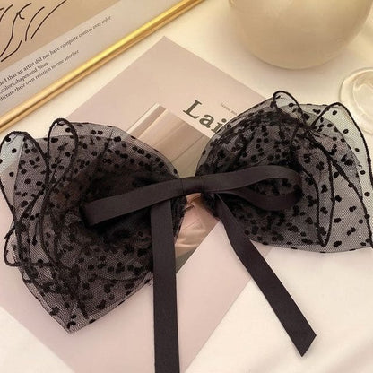 Mesh Bow Hair Clip (Various Designs) - K8# - French