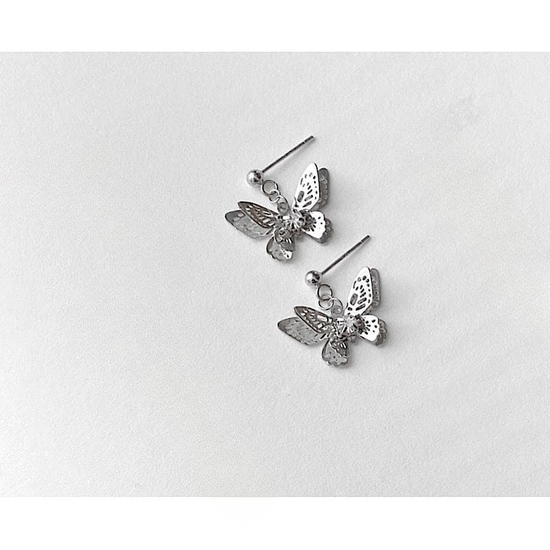 Metal Butterfly Earrings ON1431