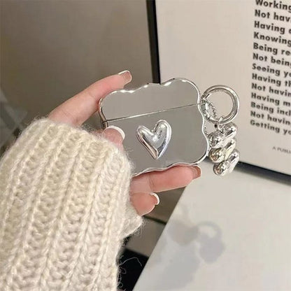 Metal Heart Airpods Case - AirPods Case