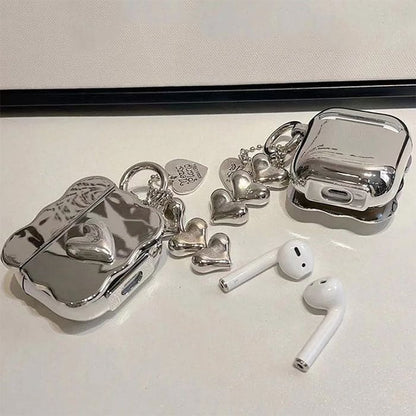 Metal Heart Airpods Case - AirPods Case