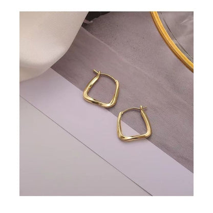 Metal Hoop Earring