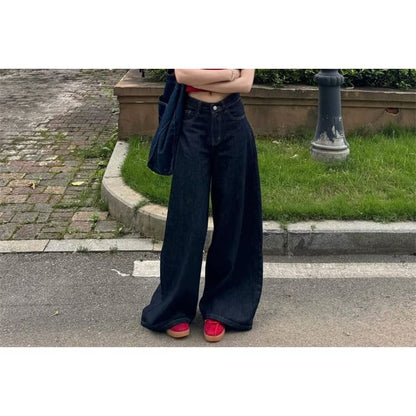 Mid Waist Wide Leg Jeans