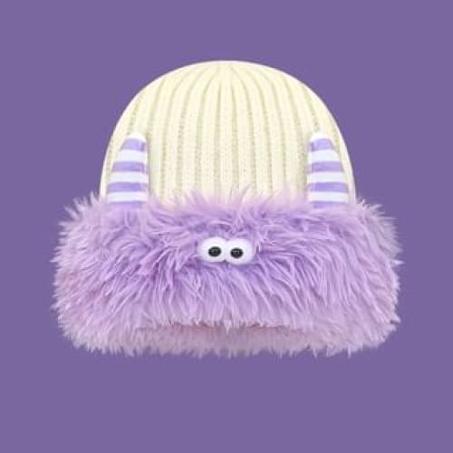 Monster Chenille Knit Beanie