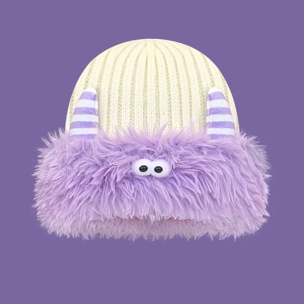 Monster Chenille Knit Beanie