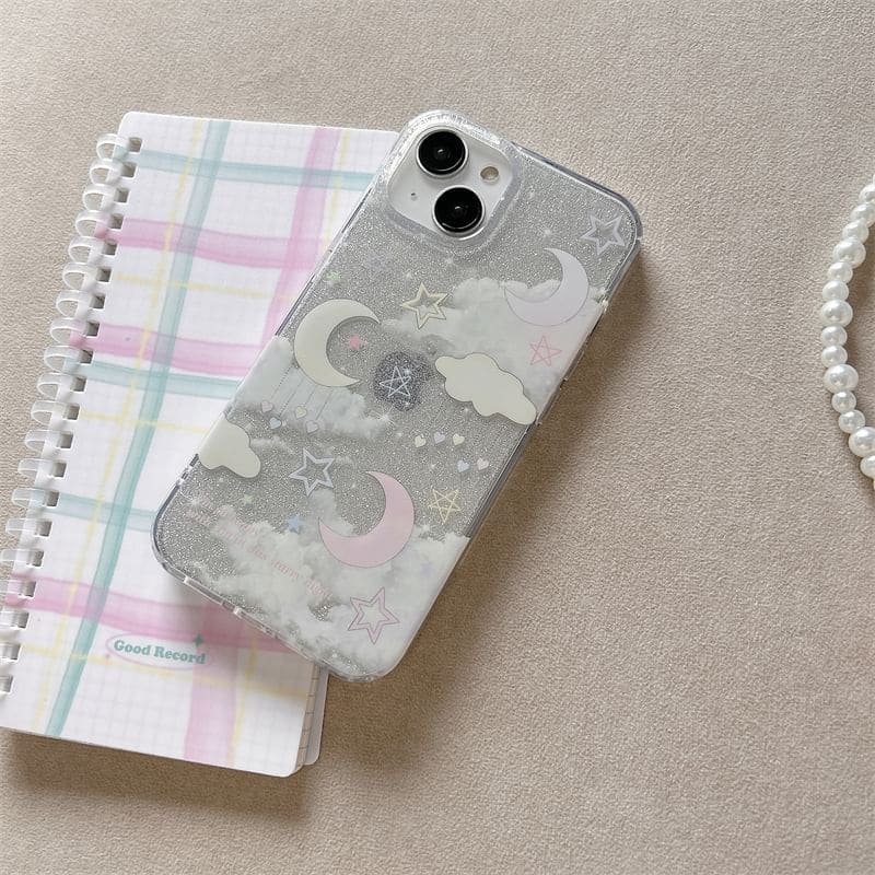 Moon Cloud Phone Case - iPhone 15 Pro Max / 15 Pro / 15