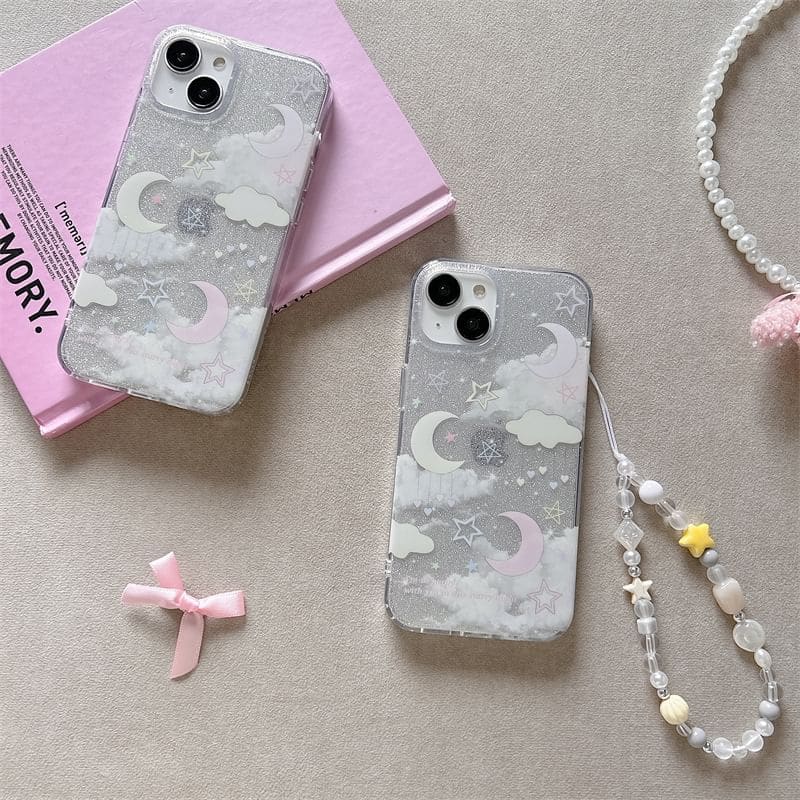 Moon Cloud Phone Case - iPhone 15 Pro Max / 15 Pro / 15