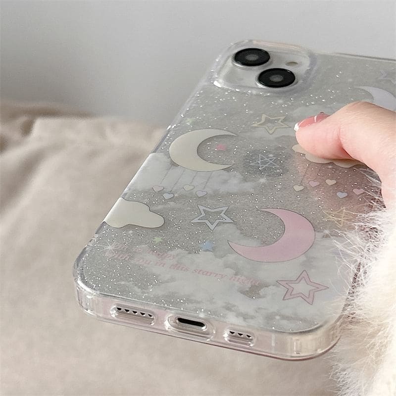 Moon Cloud Phone Case - iPhone 15 Pro Max / 15 Pro / 15