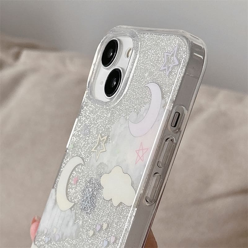 Moon Cloud Phone Case - iPhone 15 Pro Max / 15 Pro / 15