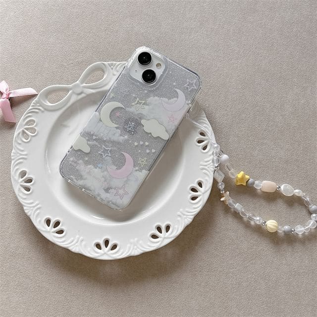 Moon Cloud Phone Case - iPhone 15 Pro Max / 15 Pro / 15