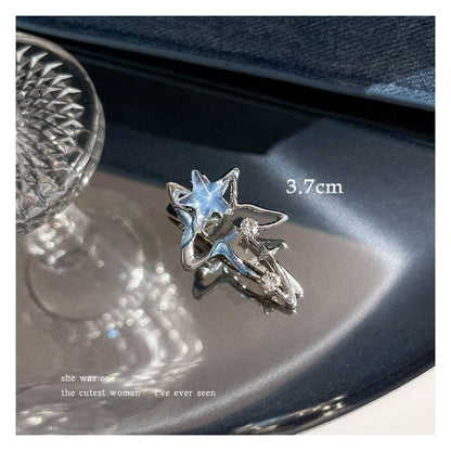 Moon & Star Alloy Hair Clip / Hair Clamp