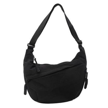 Multi-Pocket Crossbody Bag - Black / One Size