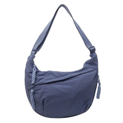 Multi-Pocket Crossbody Bag - Blue / One Size