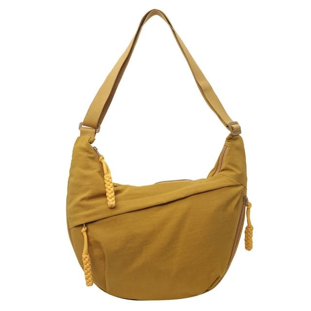 Multi-Pocket Crossbody Bag - Yellow / One Size